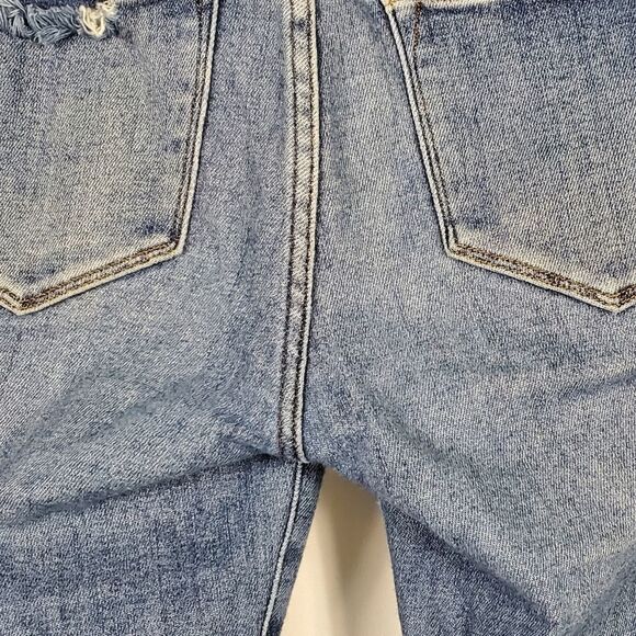 Frame Le High Raw Hem Ankle Skinny Jeans In Victoria Park - Size 25 - Picture 10 of 12